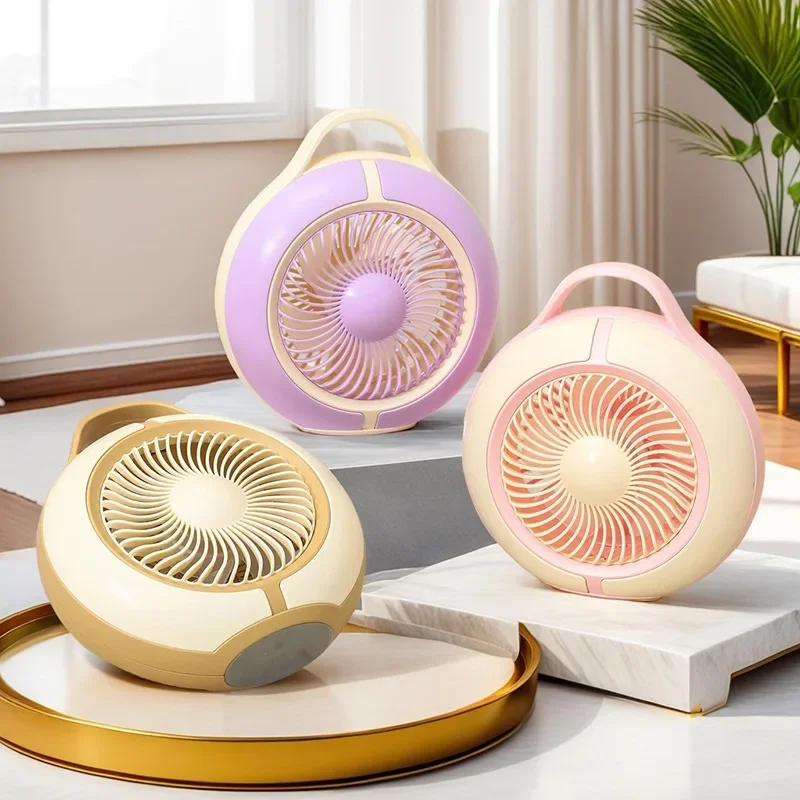 

Портативные портативные вентиляторы с зарядкой через USB, украшение для рабочего стола, мини-вентилятор, рыбак, студенческий офис, летние уличные вентиляторы для скалолазания, 17,5 см