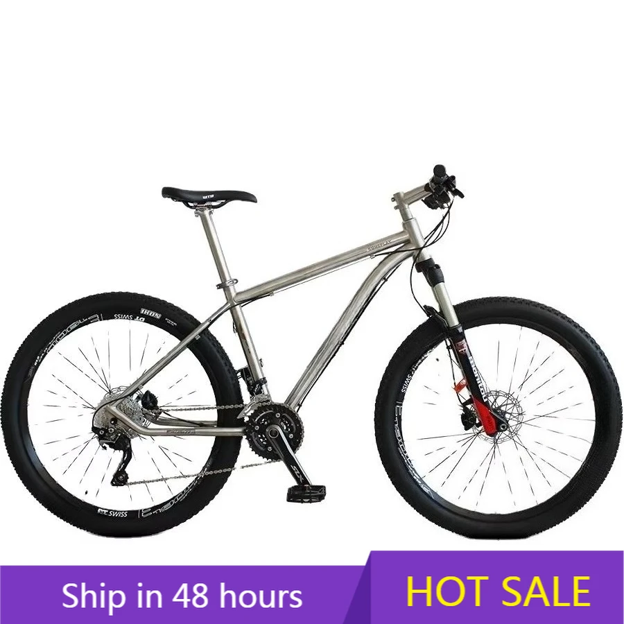 

POWER LEAP Mountain Bike Off-road Men Women Adult Light Road Racing Disc Brake 21-Speed Steel Frame High Speed Student Youth Sho