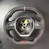 プジョー 508L 2008 3008 4008 5008 GT 100% リアルカーボンファイバー車のステアリングホイール 1