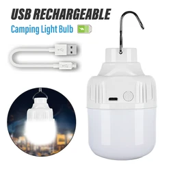 Super Bright LED Camping Light Rechargeable LED Flashlight Outdoor Portable Lantern With Portable Hook And 3 Lighting Modes