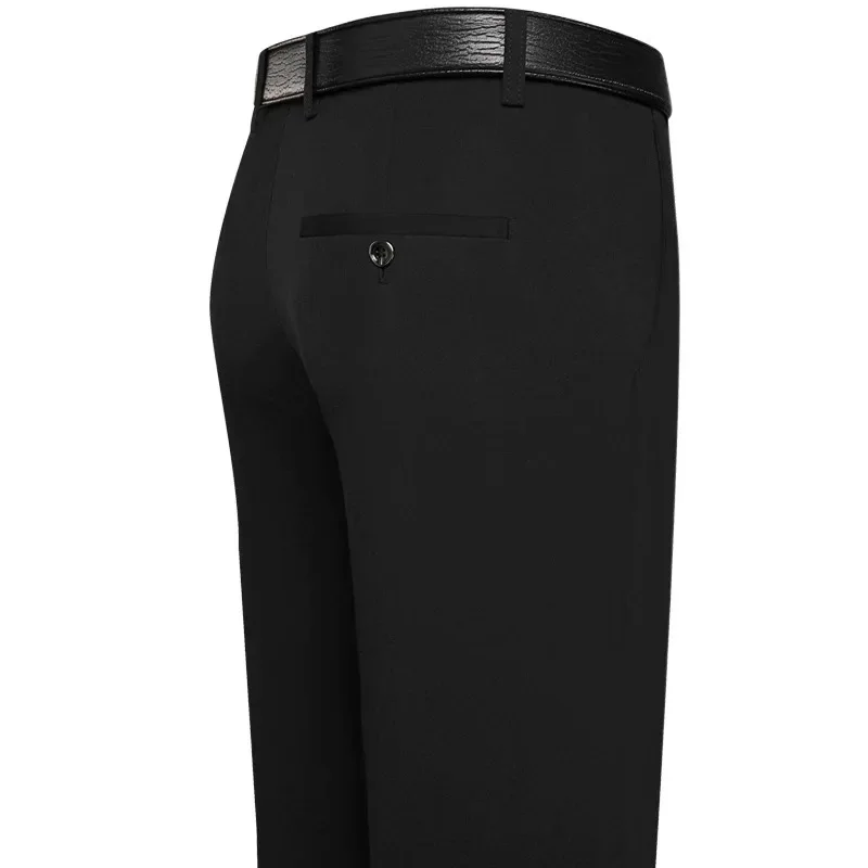 Summer Thin Casual Trousers Business Men's Loose Fit Other Material Middle-Aged Father Casual Pants Office Work Trousers #5