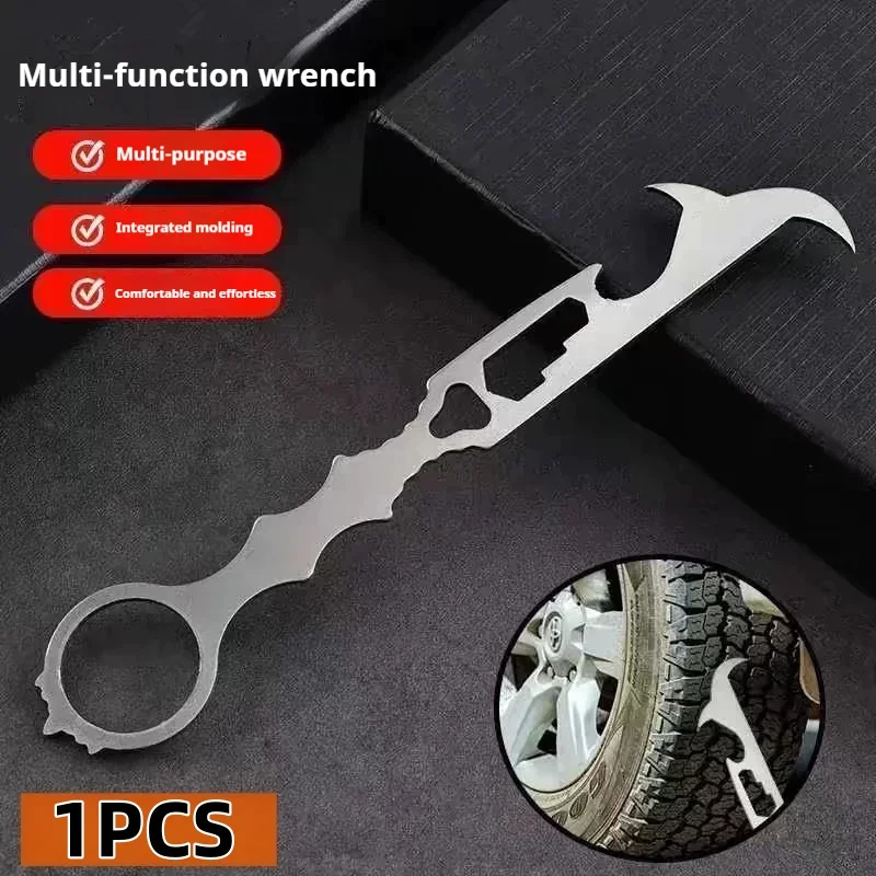 Universal Stainless Steel Tire Cleaning Hook Multifunctional Car Tire Stone Remover Tyre Rock Picker Auto Repair Accessories