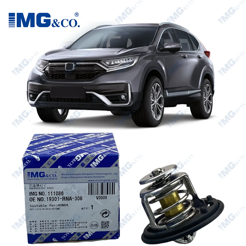 

IMG Engine Thermostat 19301-PAA-306 19301-PLC-315 19301-RNA-315 For Honda Civic Accord CRV, Fit, Insight, Odyssey ,1988-2018