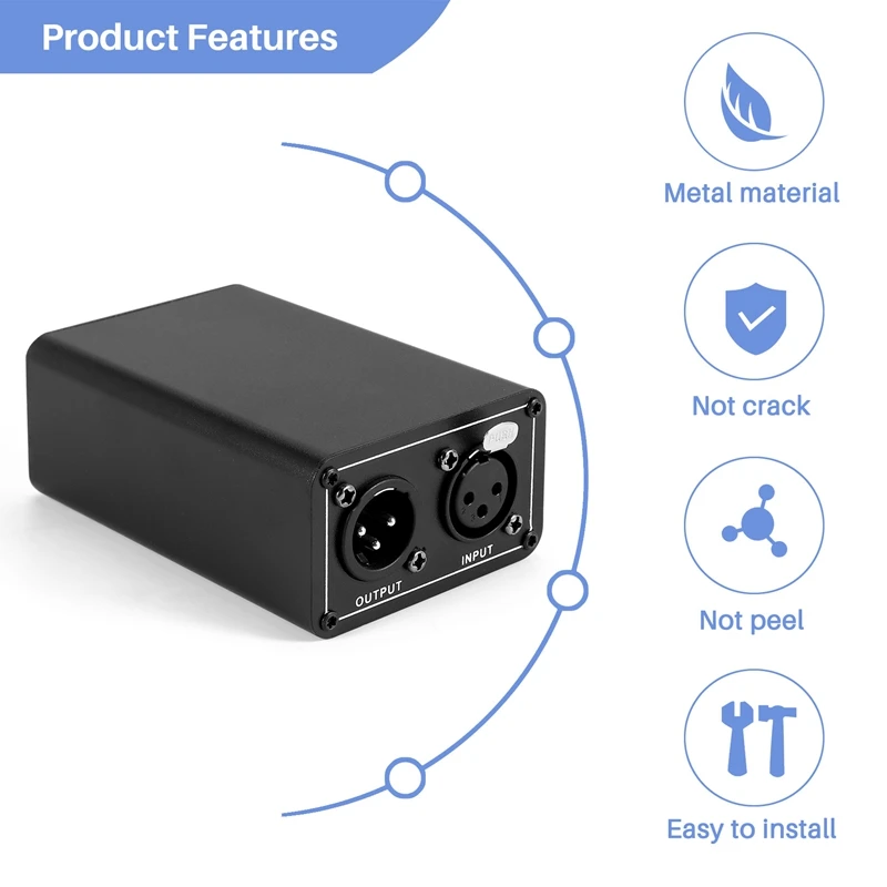 NT48V catu daya Phantom portabel, Mikrofon kondensor diafragma besar, dukungan Universal pengisian daya 5V-ABDQ