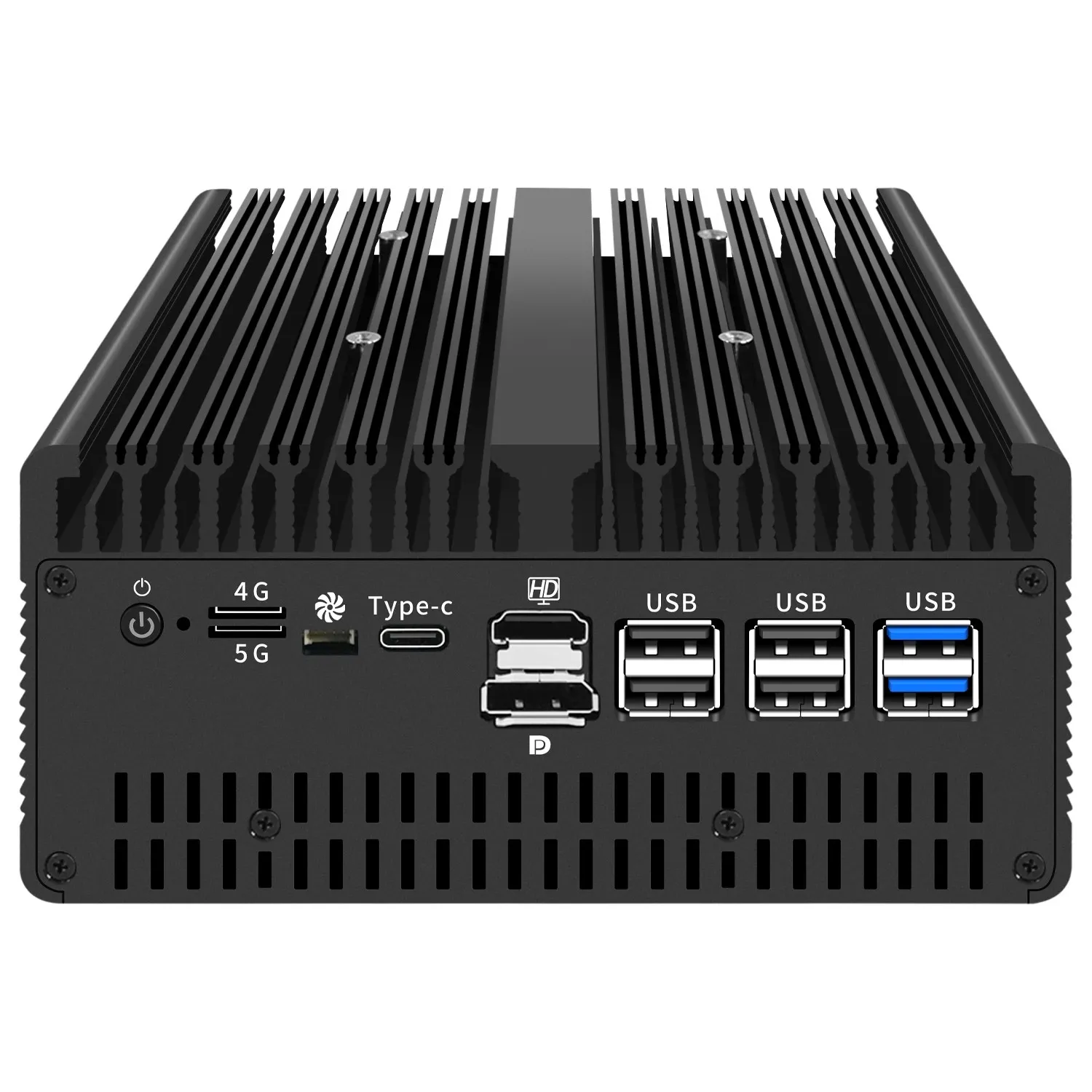 14th Gen Ultra 7 155H Solid Mini PC 4x/2x 10G SFP Computer 6*2.5G LAN Intel vPro Thunderbolt 4 NVMe Proxmox Firewall Home Server