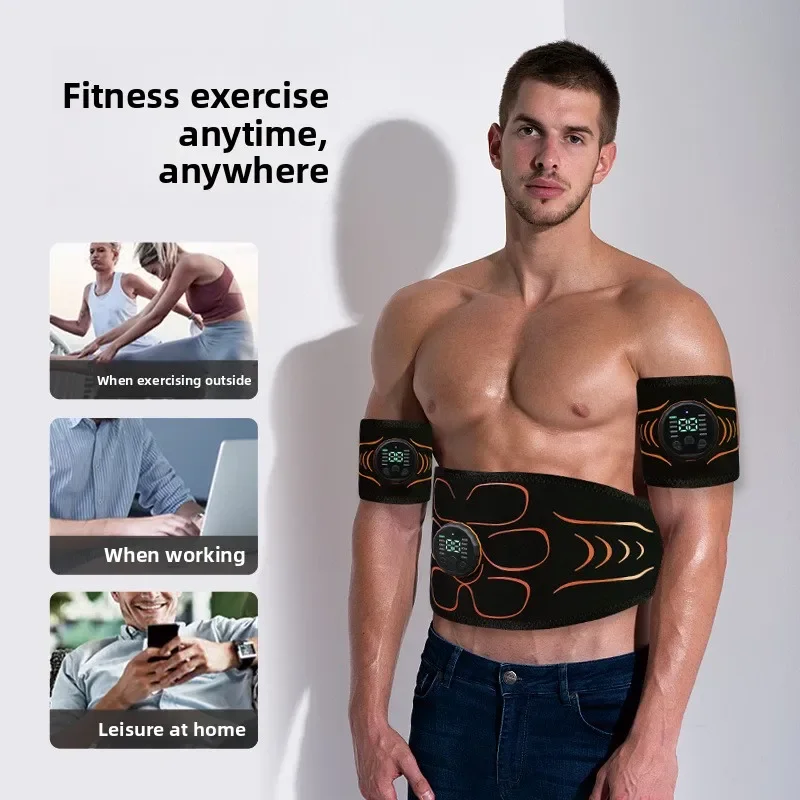 

НОВЫЙ массажер для брюшного пресса, поясной ремень, тонер для мышц, умный тренажер для мышц живота для тренировки рук, ног, фитнес-массажное оборудование