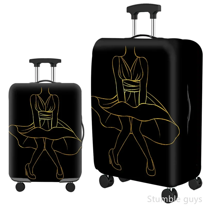 

Durable High Elastic Suitcase Sleeve Protective Anti-Scratch Dustproof Luggage Cover Useful For Vacation Trips 18-32 Inch