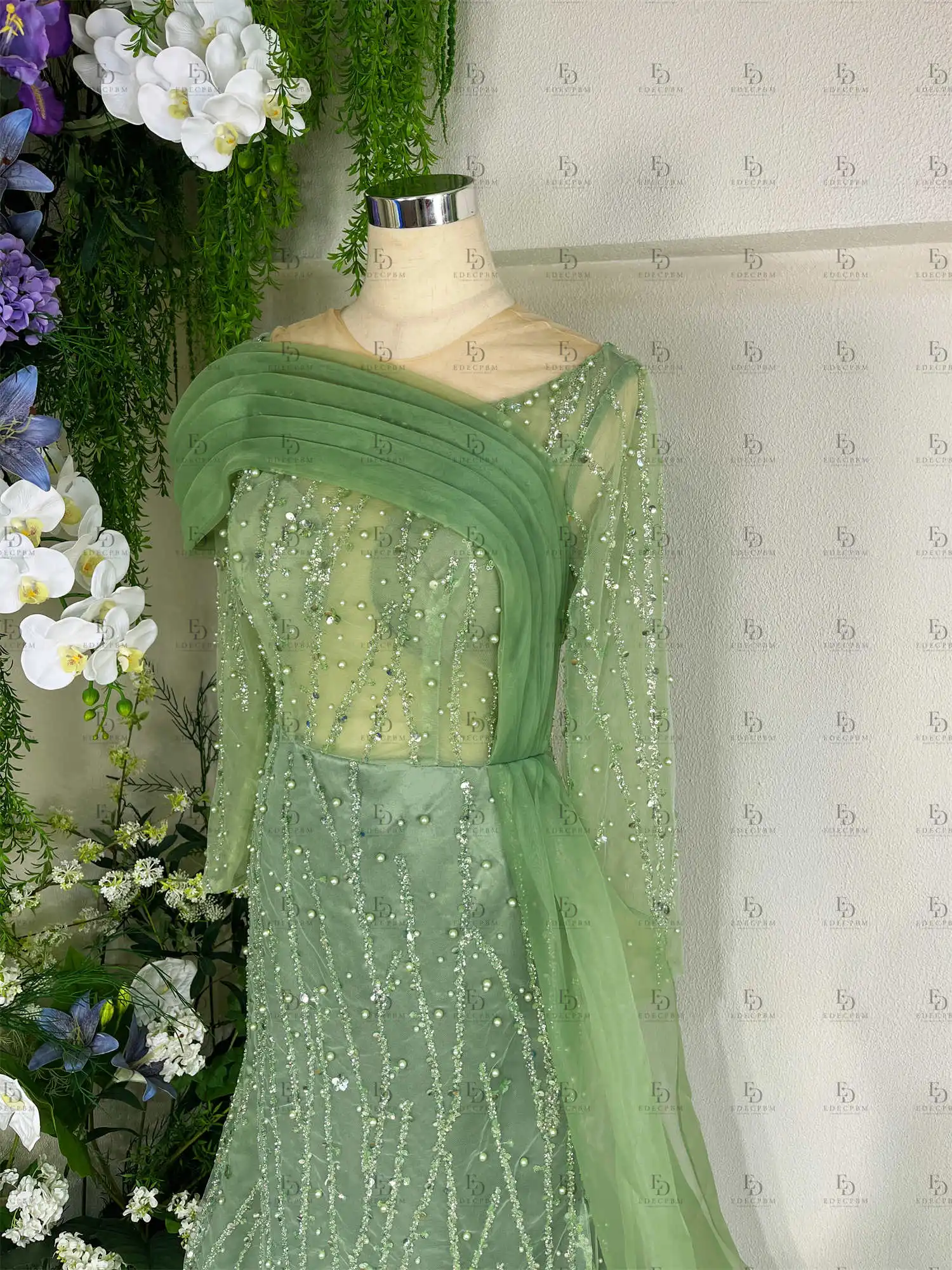 EDECPBM for Special Occasions Customized Luxurious Women's Evening Dresses 2025 Women Wedding Dress Mermaid Prom Evening dresses image 5