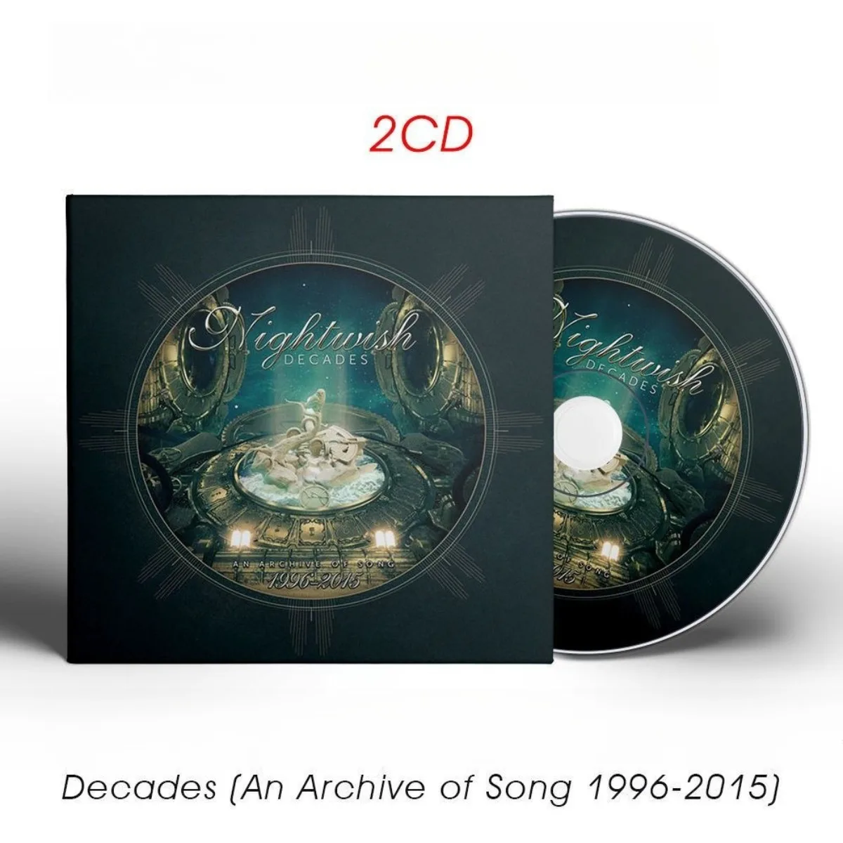 

Nightwish Decades 1996-2015 20th Anniversary Music CD, Symphonic Metal Band Physical Soundtrack Disc for Fans, Only CD