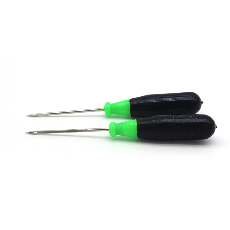 Sewing Awl Hole Hook, Handmade Leather Tool, Cone Needle, Shoes Repair, DIY, 13cm, 2Pcs
