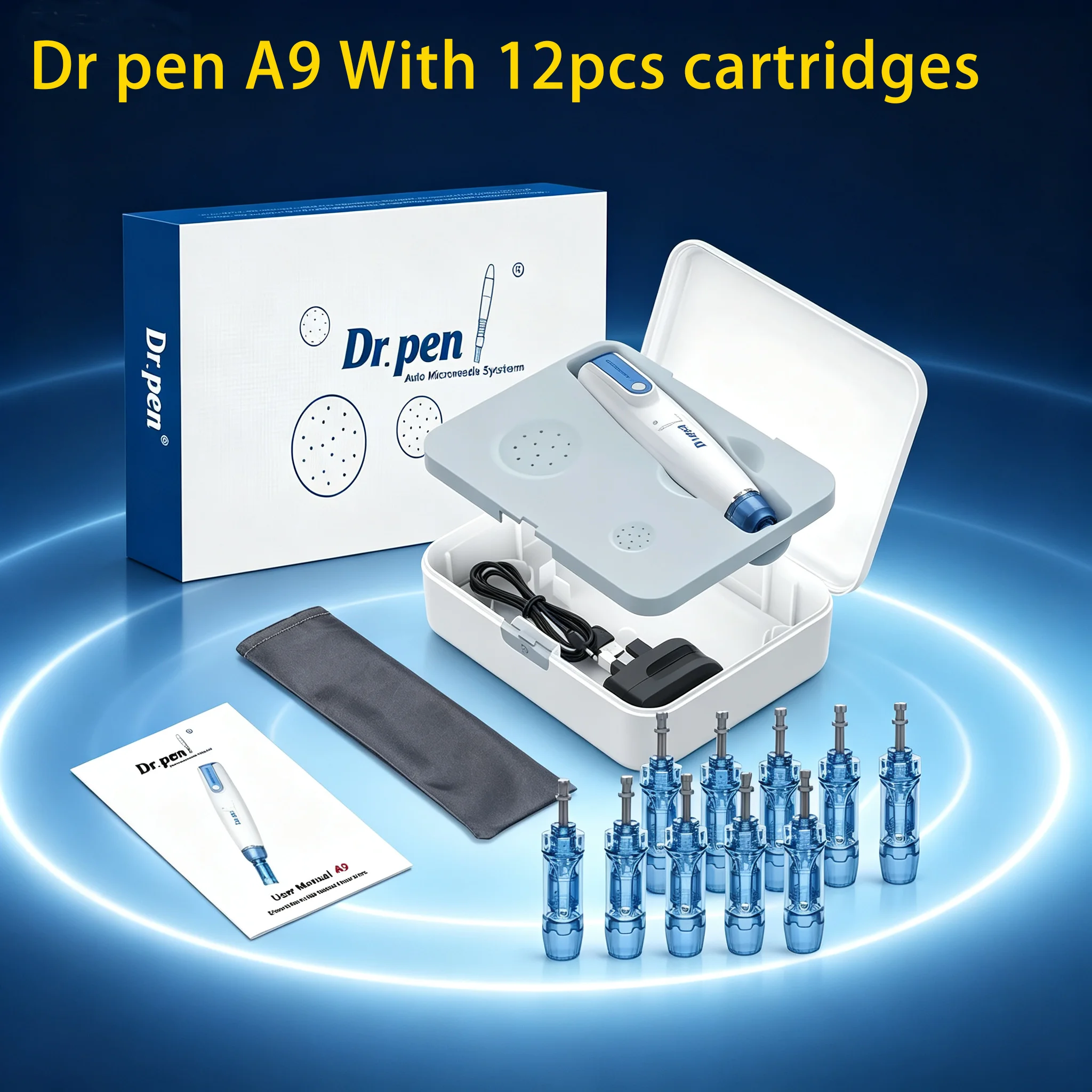 dr-pen-a9-dermapen-inalambrico-pluma-de-microneedling-cuidado-de-la-piel-con-12-agujas-maquina-de-belleza-para-mesoterapia-mts