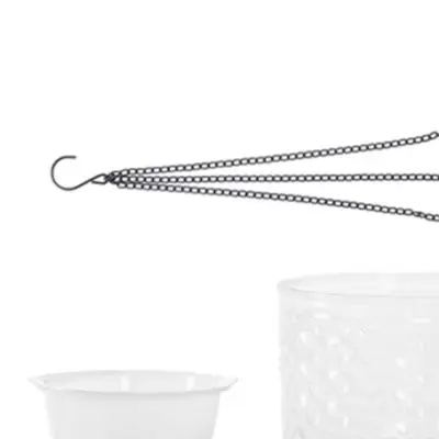 Outdoor Plant Hangers Self Watering Hanging Pots For Outdoor Patio Use Robust Plastic Construction Moisture Retention Mechanism