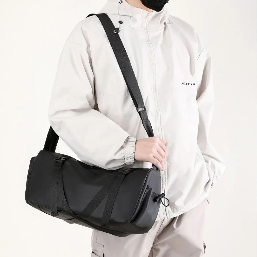 New Men's Crossbody Bag, Casual Large-capacity Single-shoulder Bag, Simple Water-resistant Crossbody Backpack and Travel Bag