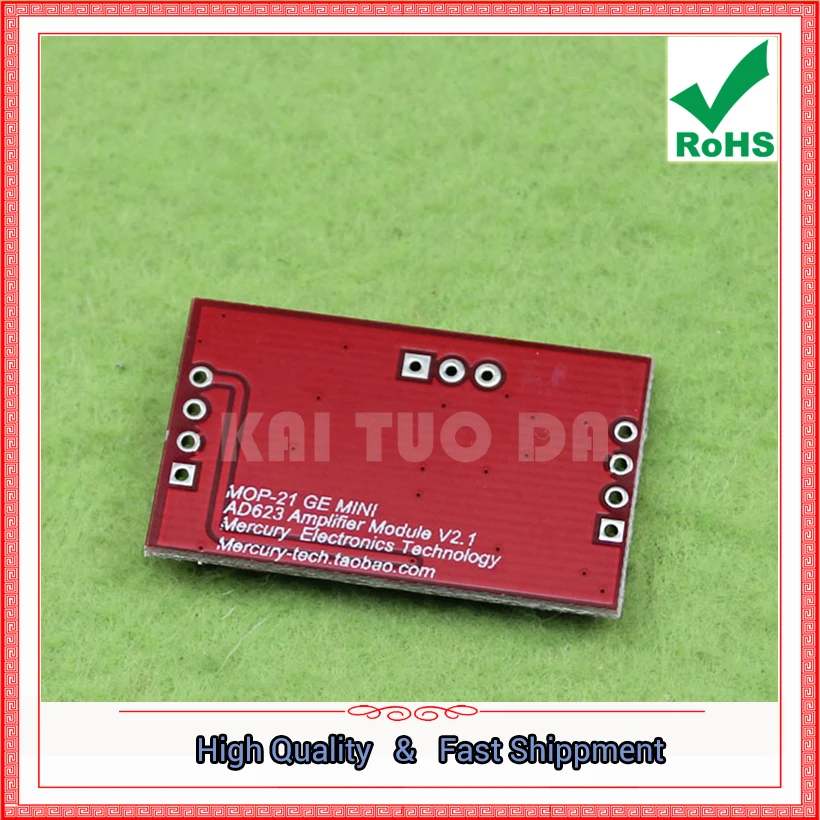 millivolt/microvolt Voltage Amplifier Board Signal Amplifier AD623 / AD620 Instrumentation Amplifier Module (D4B6