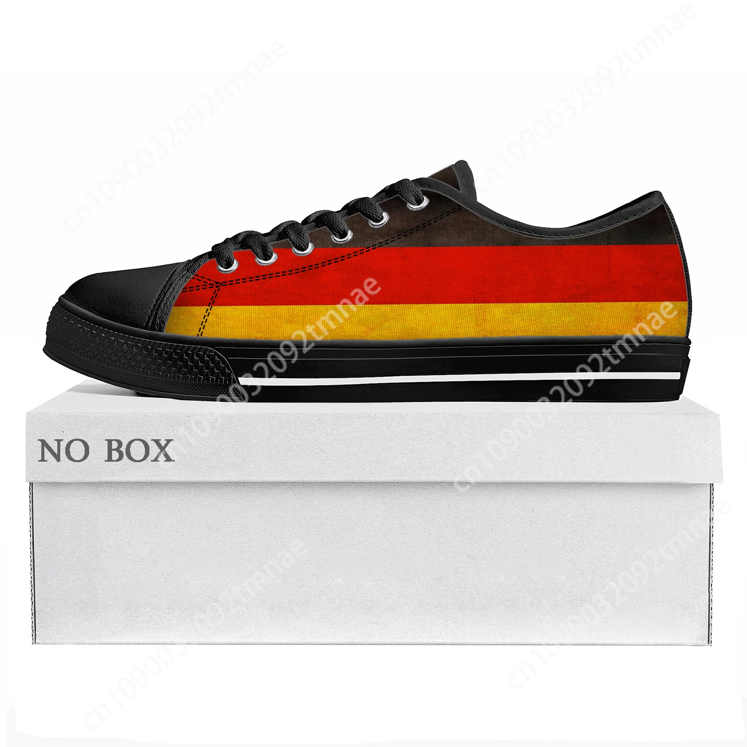 German Flag Low Top High Quality Sneakers Mens Womens Teenager Canvas Sneaker Germany Prode Casual Couple Shoes Custom Shoe