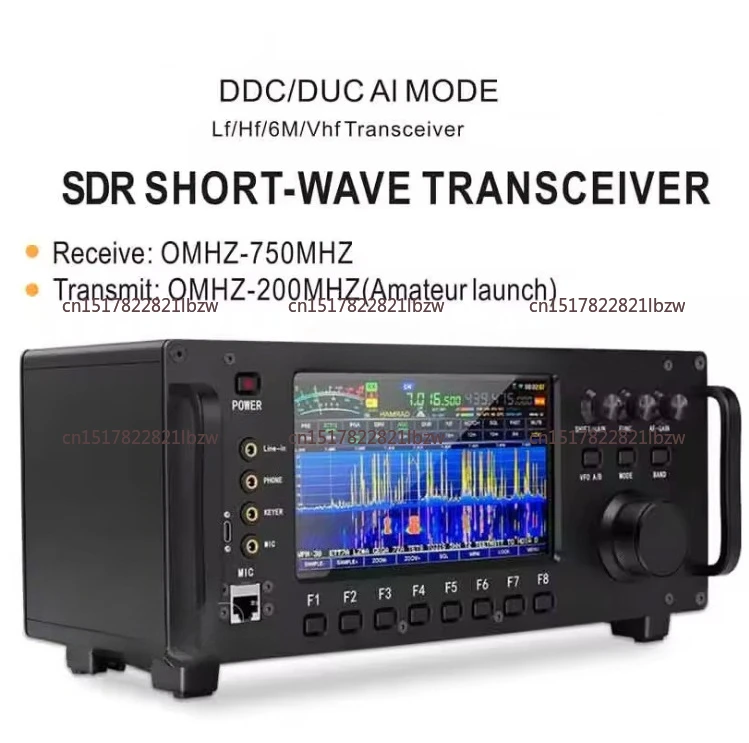 RS-998 Full Band HF HF Radio 100W Spectrum Dynamic Waterfall Display Built-in Antenna Tuner