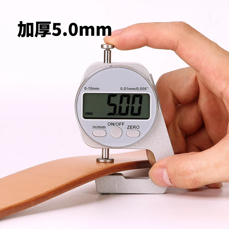 Genuine Leather Belt Without Pin Buckle for Men