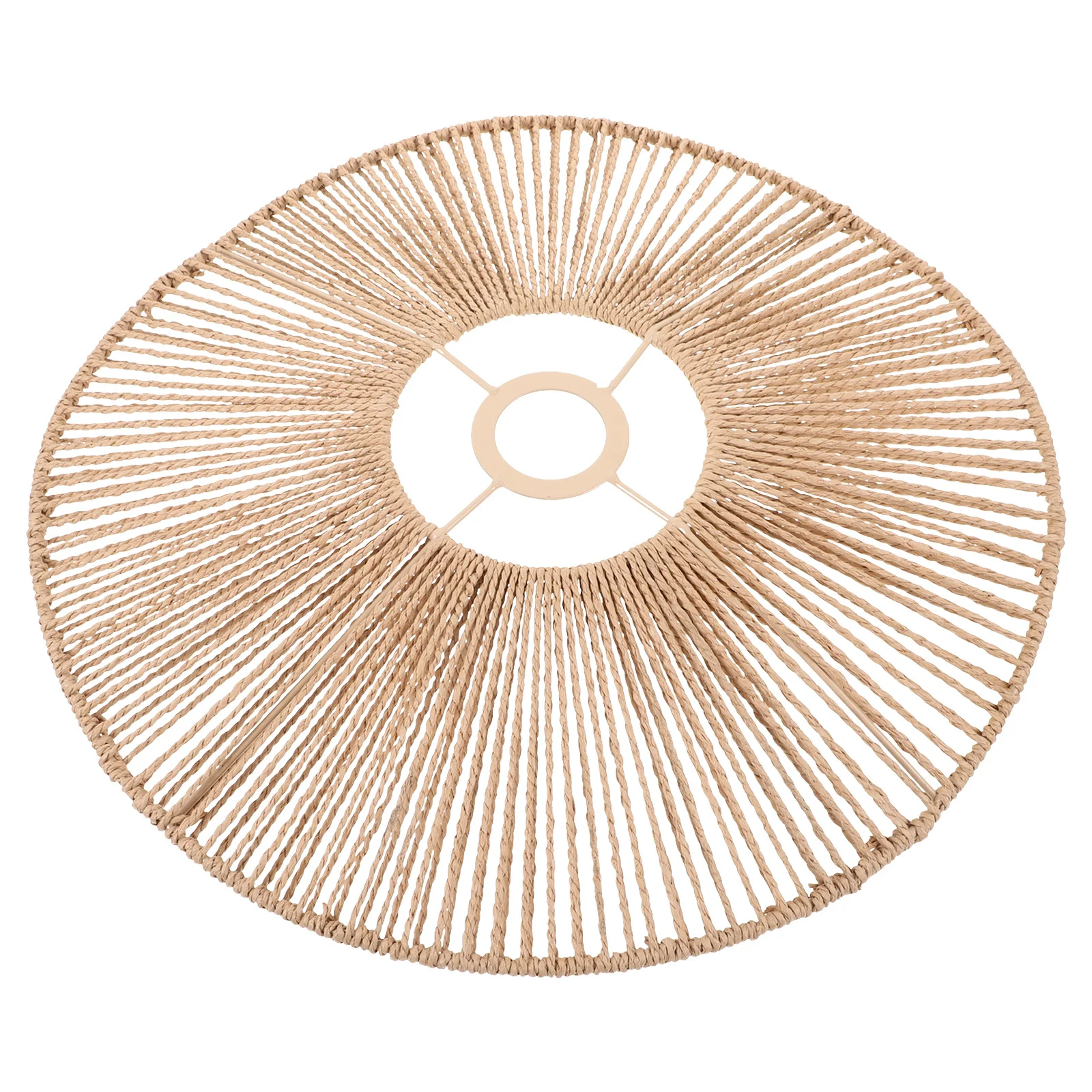 

Vintage Lampshade Paper Woven Rattan Style Ceiling Light Cover For Home Hotel Bar Farmhouse Decor Lampshade Decor Lighting