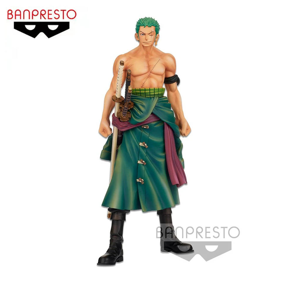 Glazovin 100% Original One Piece Chronicle Series MSP 26cm Roronoa Zoro Action Figure Collectible Model Toys For Boys