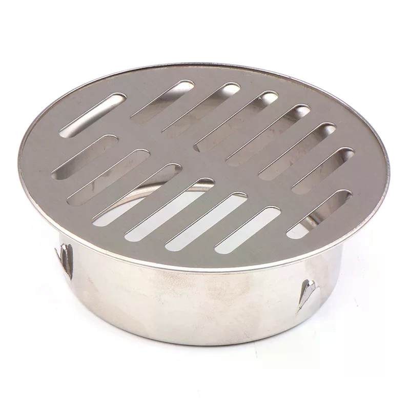 Drain 50/70/110/150MM Stainless Steel Balcony Drainage Roof Round Floor Drain Cover Rain Pipe Cap Drain Pipe Floor Drain Floor - view 5