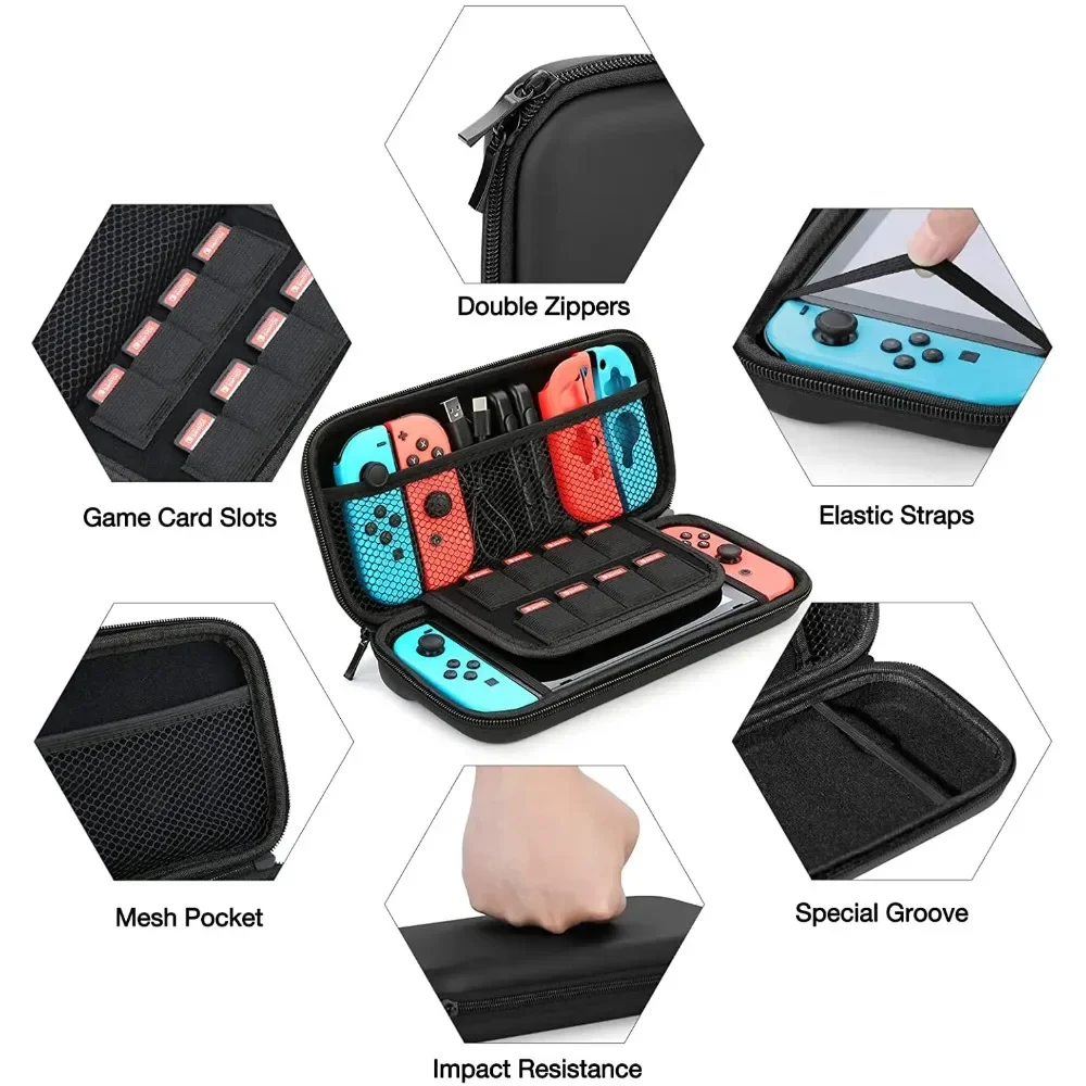 Bag for Nintend Switch Case Portable Waterproof Hard Protective Storage Bag for Nitend Switch Console & Game Accessories