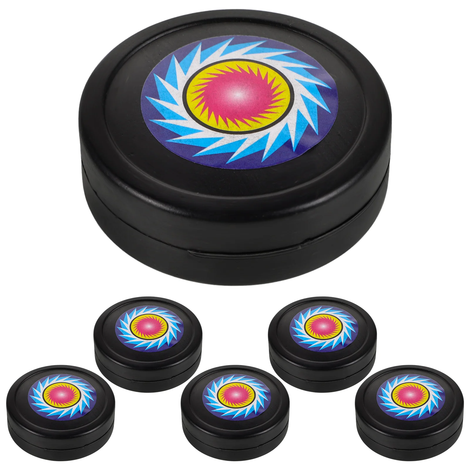 

Lawn Hockey Mini Shuffleboard Pucks Ball Field Practicing Plastic Floor Balls Indoor Toy Equipment