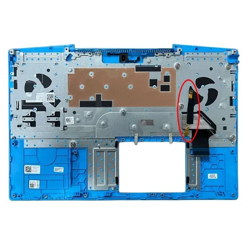 Imagen 2 del producto Latino para Dell Gaming G3 15 3590 P89F Reposamanos para portátil con teclado retroiluminación blanca