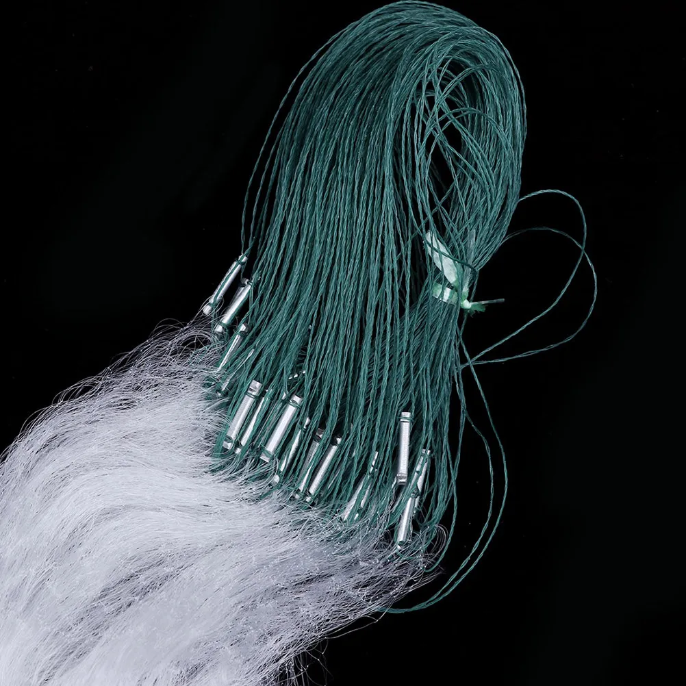 Monofilament Float Fishing Gill Network Single Layer Outdoor Fish Trap Net 1M X 20M Lightweight Strong Fishing Net Trap