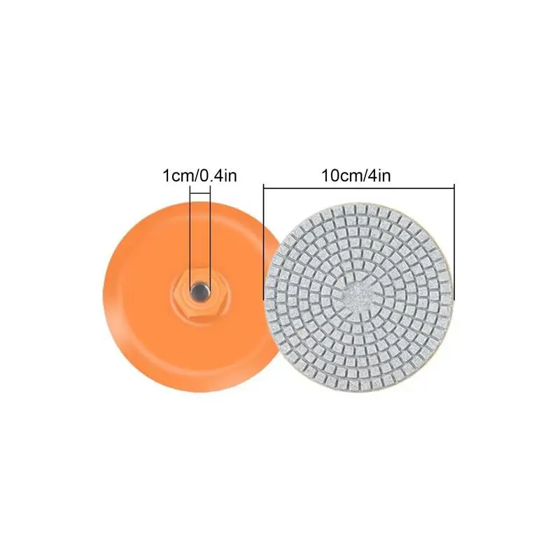 Granite Polishing Kit Concrete Efficient Polish Pad Kit Sanding Pads Granite Countertop Polish Quartz Polish Grit Pads Stone