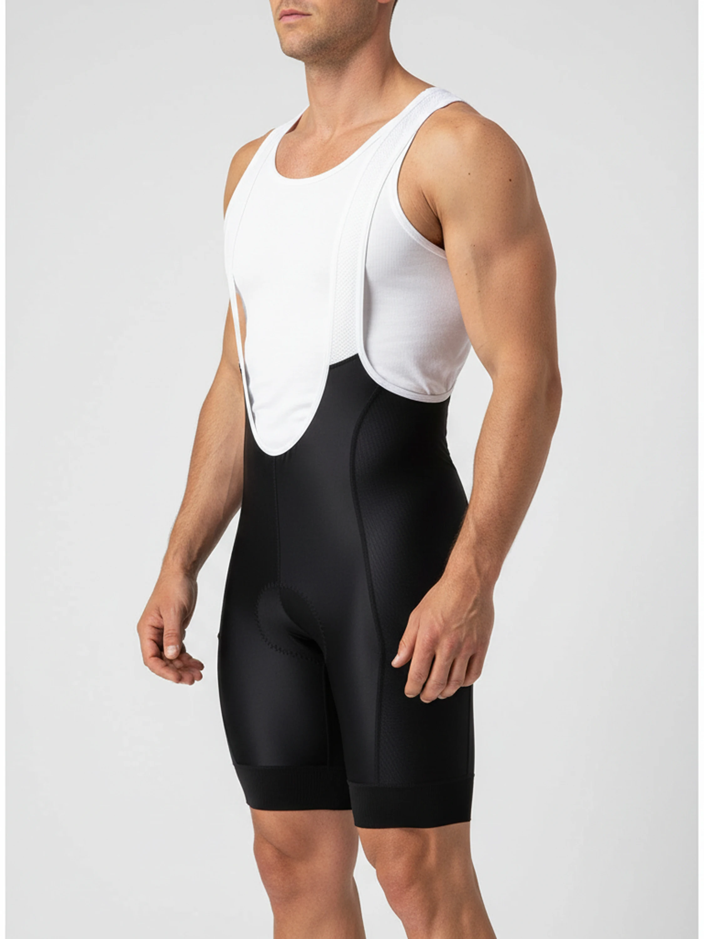 Neue Pro-Radsport-Trägerhose für den Sommer, atmungsaktiv, schnell trocknend, für Mountainbike und Rennrad, Herren, professionelles Schwammpolster, Fahrradbekleidung – Detail 13