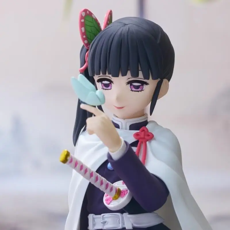 

Подлинная фигурка Furyu Demon Slayer: Kimetsu No Yaiba Noodle Stopper Kanao Tsuyuri, оригинальная аниме-фигурка, модель коллекционной фигурки, игрушки