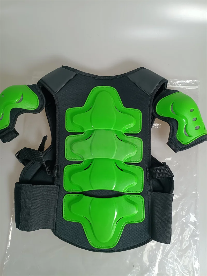 Kids Motorcycle Riding Body Armor/Elbow Knee Protector Children Motocross Back Vest Chest Off-Road Moto Cycling Protective Gear