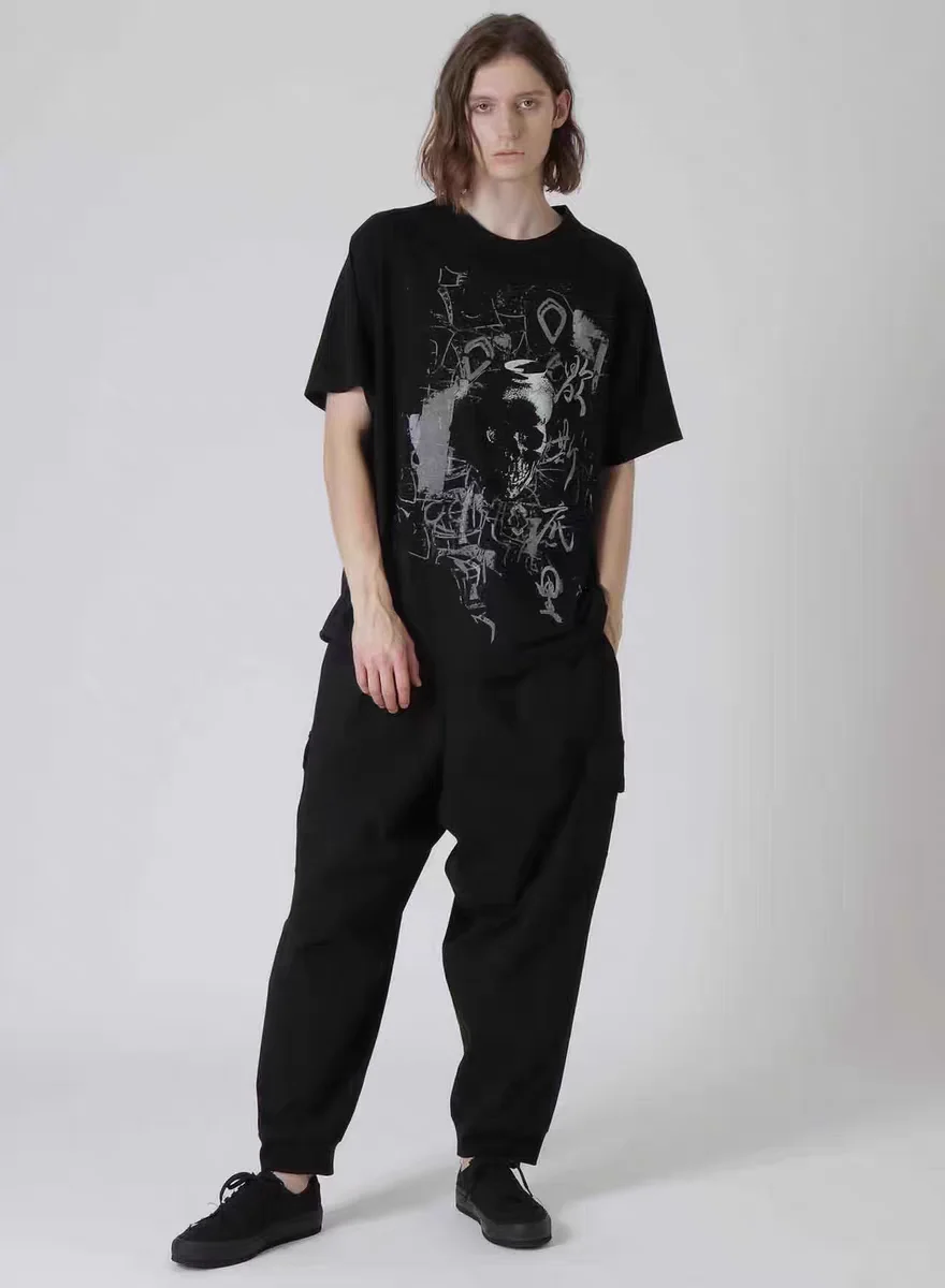 YAMAMOTO-Style T-shirt ,HighQuality Dark Theme 
