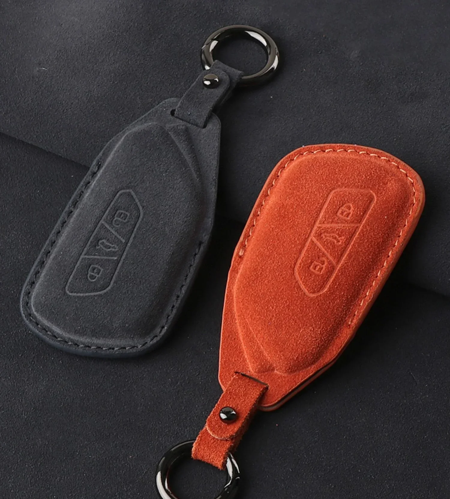 Car Key Protection Cover for Volkswagen ID4CROZZ ID6CROZZ ID4X ID6X Golf Teramont TavendorTalagon Suede CarRemote Key Case Cover