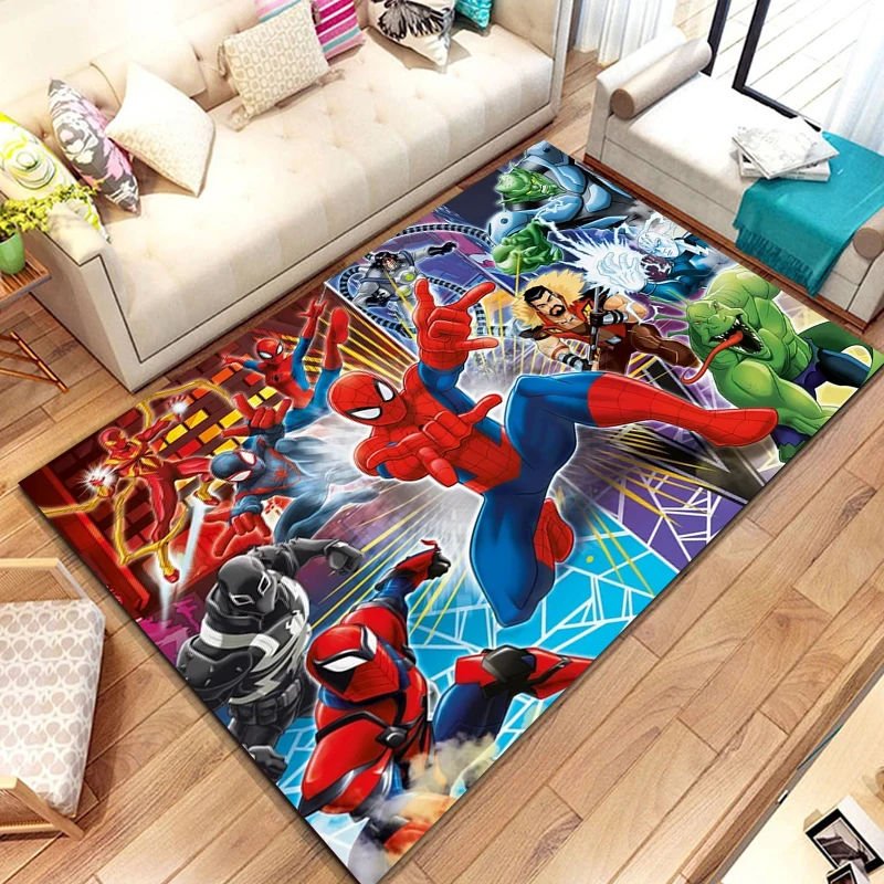 Disney Superhero tappeto per grandi aree tappeti 3D per soggiorno cucina camera da letto divano decorazioni per la casa zerbino pavimento per