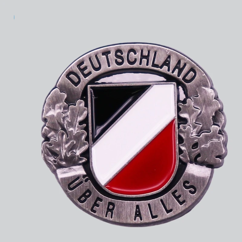 1 قطعة خمر ألمانيا العلم دبوس أوراق البلوط بروش الأسود Deutschland شارة الرجال باتريوت هدية