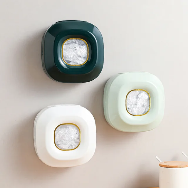 Pudełko do przechowywania folii spożywczej, organizacja folii spożywczej, montowane na ścianie, pudełko pyłoszczelne, stojak na folię spożywczą, przechowywanie w kuchni domowej,