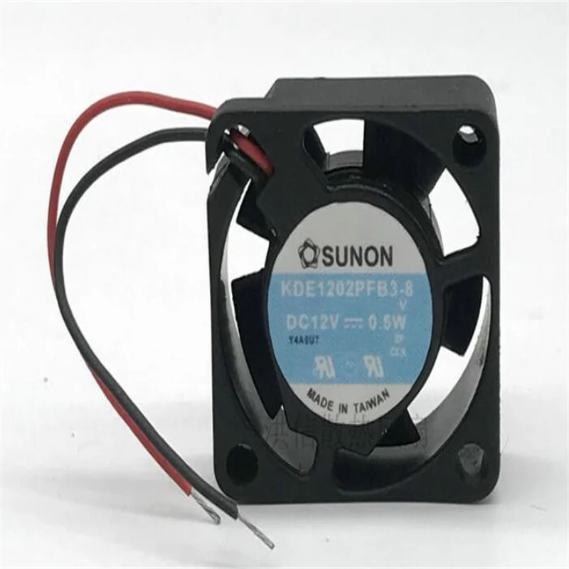 

Original SUNON 2.5CM KDE1202PFB3-8 25mm 12V 0.5W 2510 two-wire cooling small fan