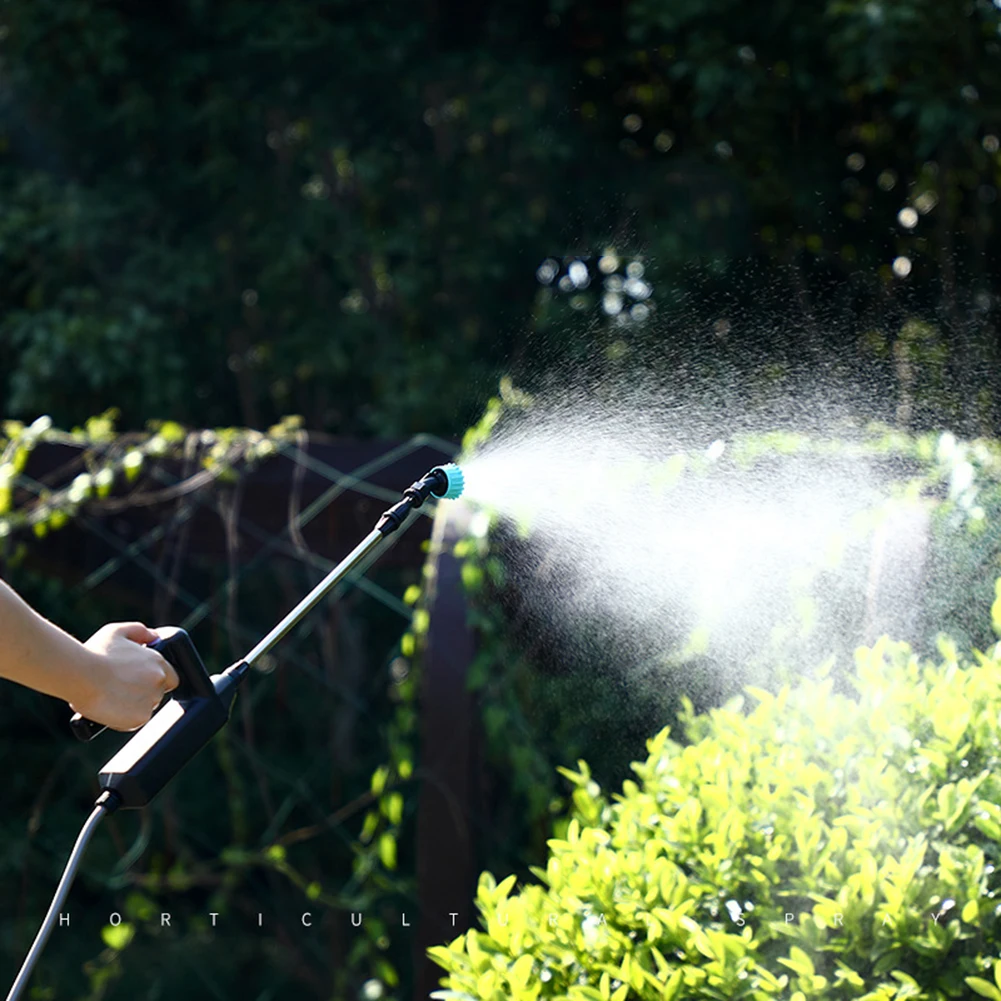 Pistola pulverizadora eléctrica para jardín, atomización automática, botella pulverizadora de plantas USB, aspersor de alta presión, riego de jardín