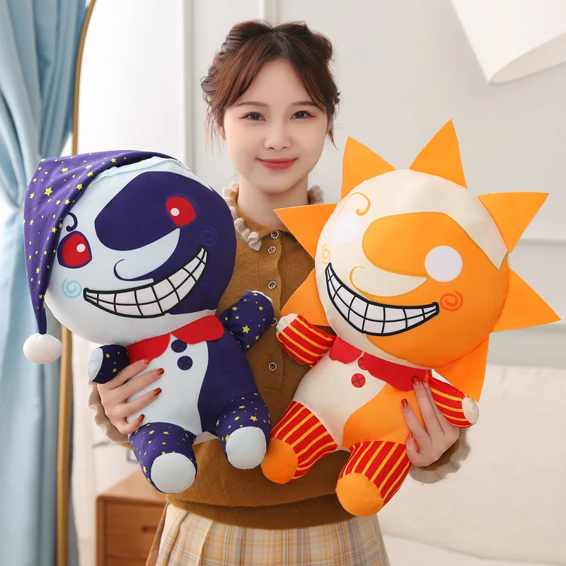 New Sundrop FNAF Sun Clown Plush Toys Stuffed High Quality New Type Gifts For Kids Home Decro 25/35/45cm