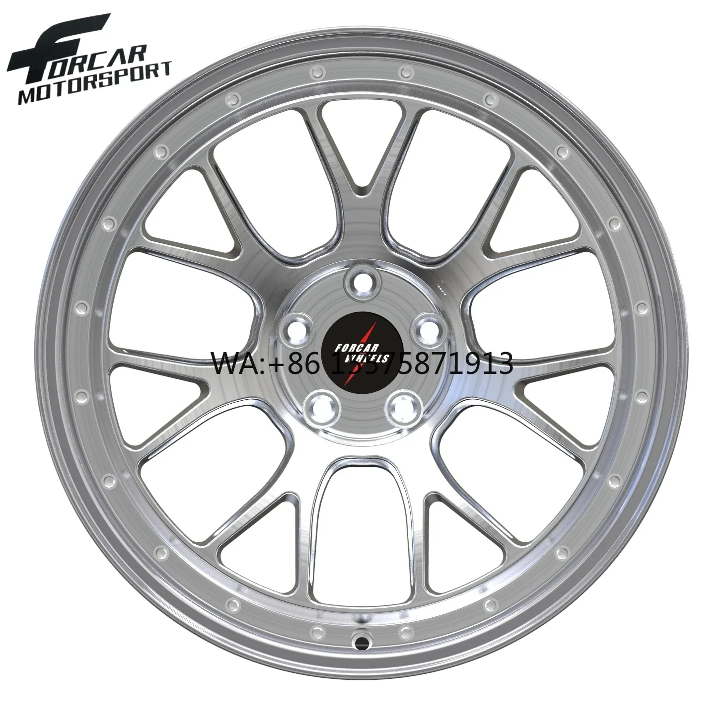 

Кованые диски Forcar с матовой поверхностью и полированной кромкой, 16-24 дюйма, для легковых автомобилей, из кованого сплава