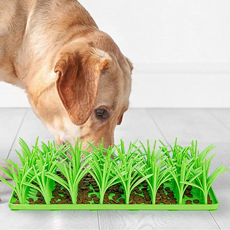 

Pet Snuffle Pad Sniff Mat Dogs Silicone Grass Mats For Cats Snuffle Pad Non-Slip For Large Medium Small Breed Dogs