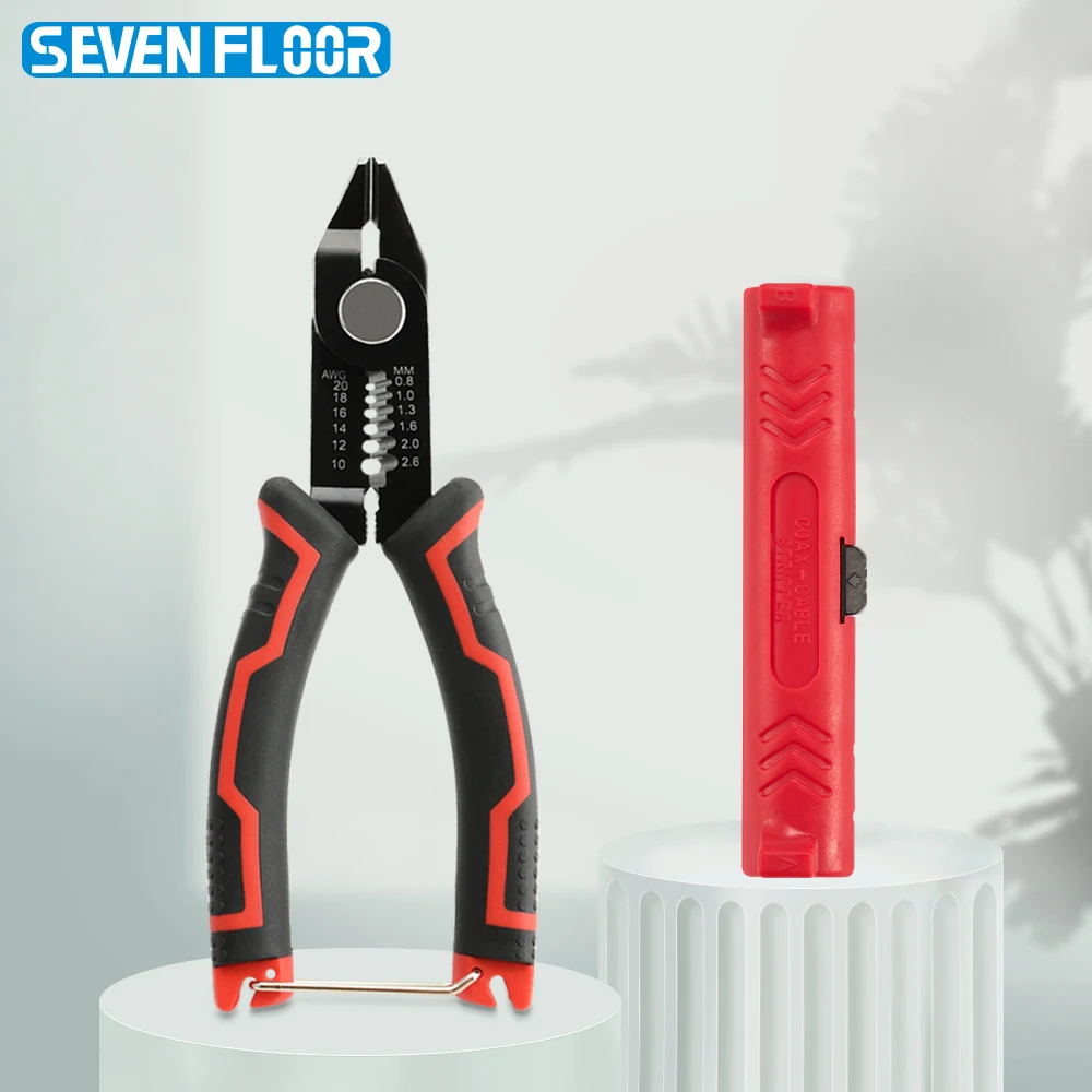 Wire Stripper Pliers Multifunctional Hand Tools Stripping Cutter Cable Wire Crimping Electrician Repair Tools