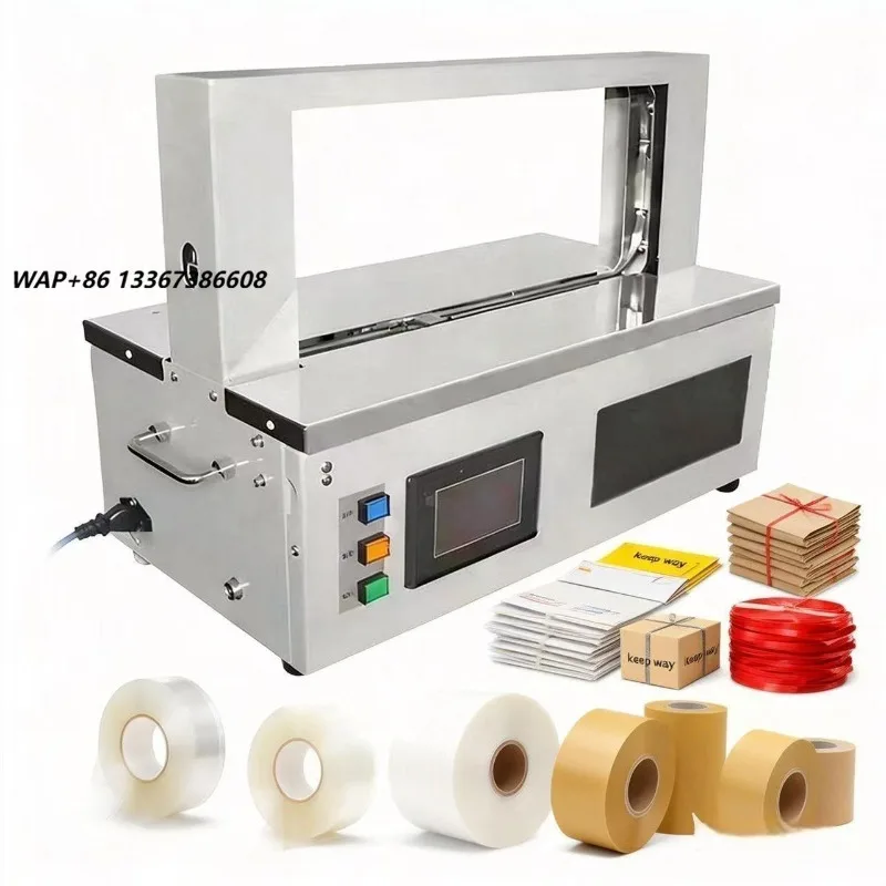 Automatic Paper Card Counting Strapping Bundling Machine Opp Tape Banding Packing Collator Binding Machine