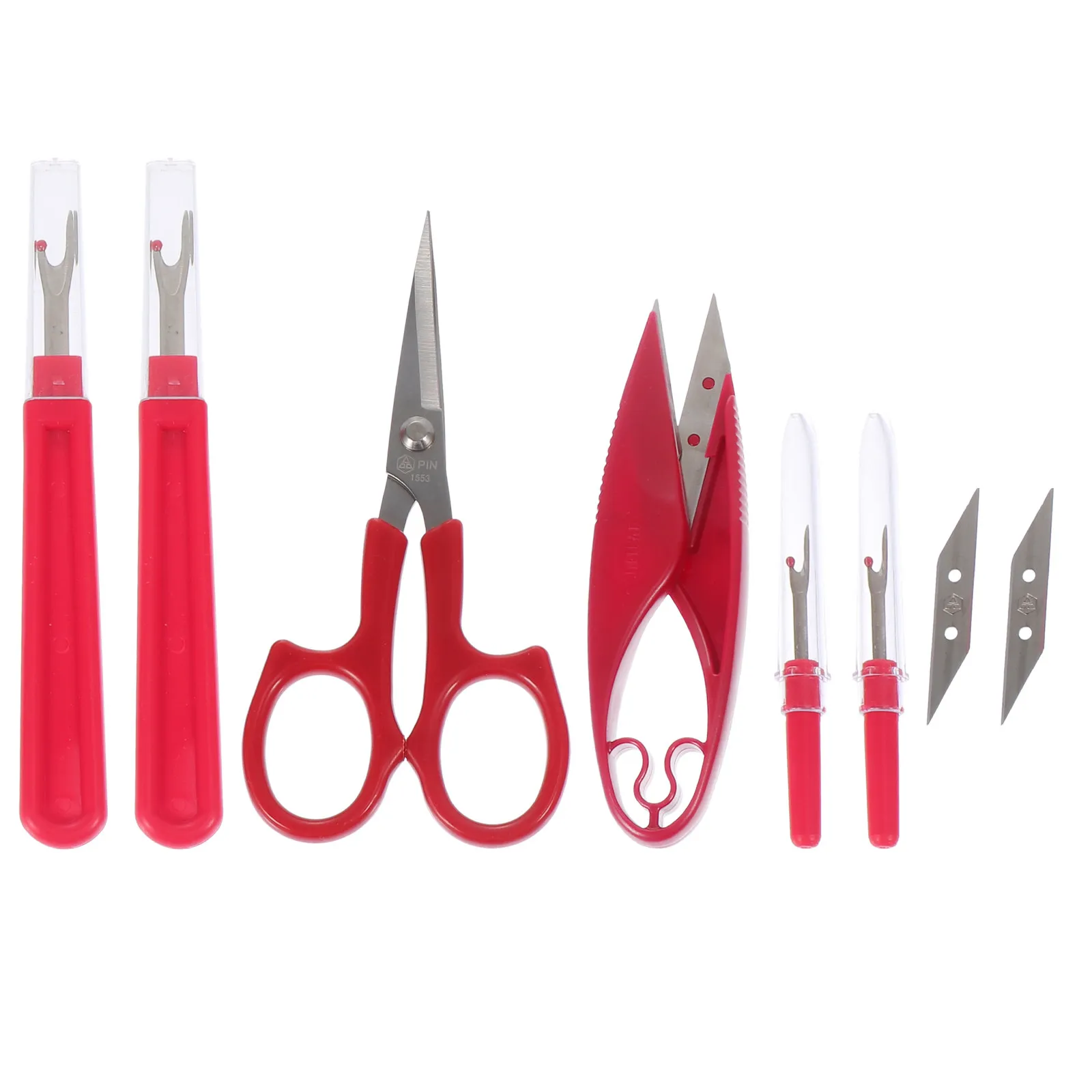 

1Set Multifunctional Embroidery Scissors Stainless Steel Fabric Sewing Scissors Yarn Shears Thread Remover for Needlework DIY