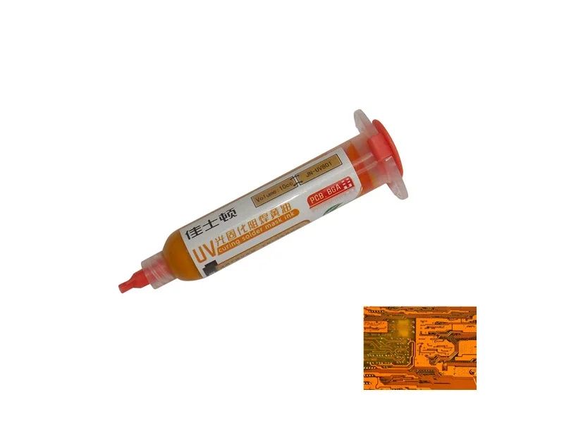 10cc UV Curing Solder Mask Paste Ink for PCB BGA Circuit Board Insulating Protect Soldering Paste Flux Oil