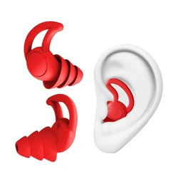 Bouchons d'oreille de natation en silicone souple, cache-oreilles anti-bruit, étanche, insonorisé, sommeil, plongée en apnée, surf