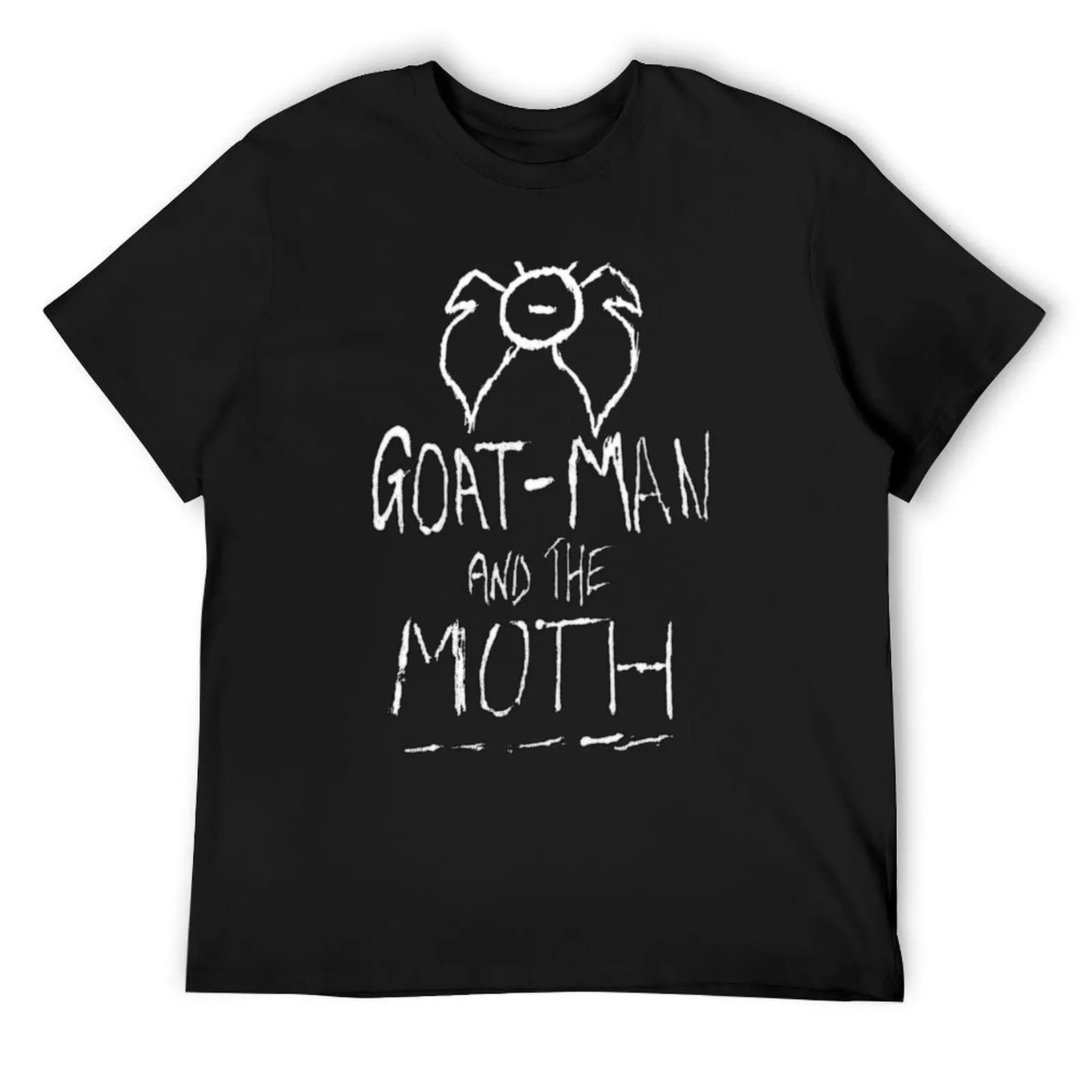 

Goat-Man and The Moth logo T-Shirt anime Funny t-shirts oversized blanks oversized t shirts for men