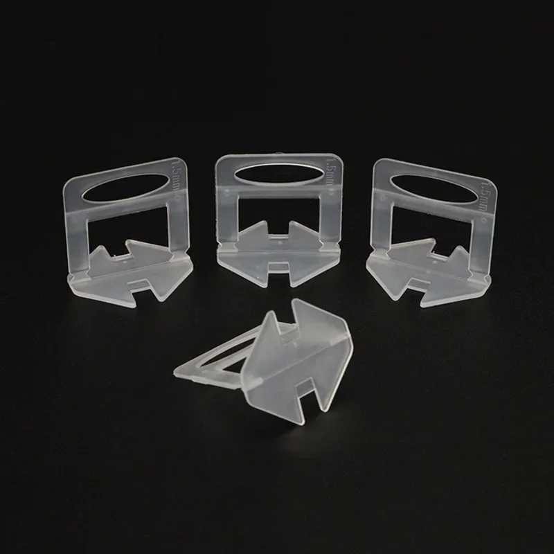 

Tile Leveling System Clips 200-1000 Pieces Tile Spacers 1/1.5/2/2.5/3MM for Ceramic Tile Laying Leveling Construction Tools
