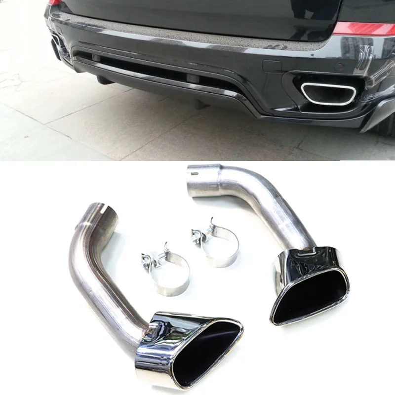 Embout d'échappement de voiture pour BMW X5 E70 V8 Look 2007-2010 tuyau d'échappement 304 embout de silencieux en acier inoxydable buse de tuyau d'échappement de voiture